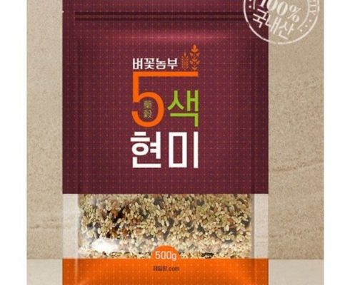 가성비최고 중벼꽃농부 오색현미 500g X 21봉 베스트5