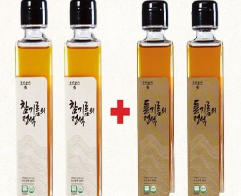 가성비최고 참기름의 정석 국산 참기름 세트 150ml X 4병 베스트5